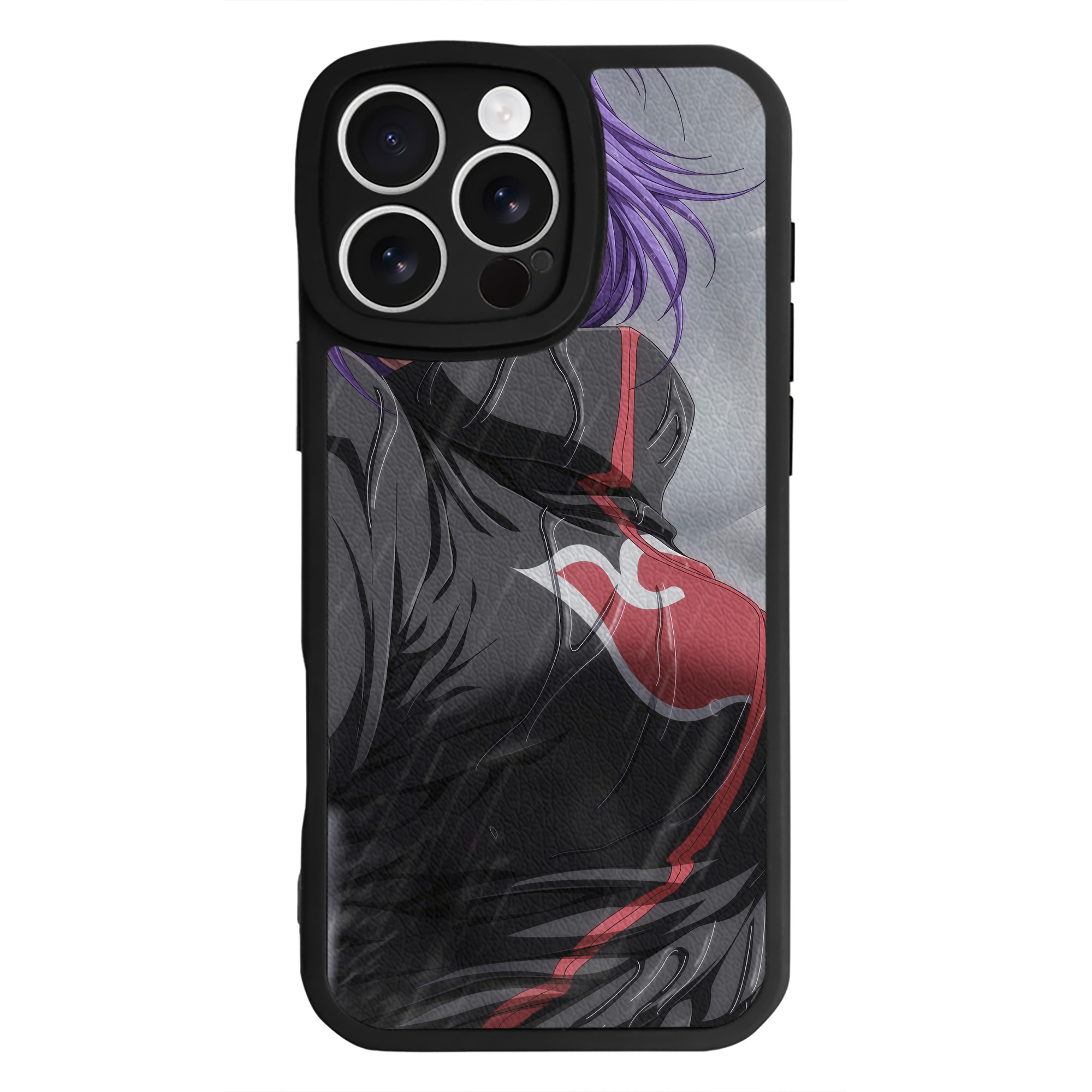 （画像用） NARUTO -ナルト- NARUTO -ナルト- 疾風伝 【iPhone 16シリーズ対応】シリコンスマホケース（レザー調） 材質：シリコン